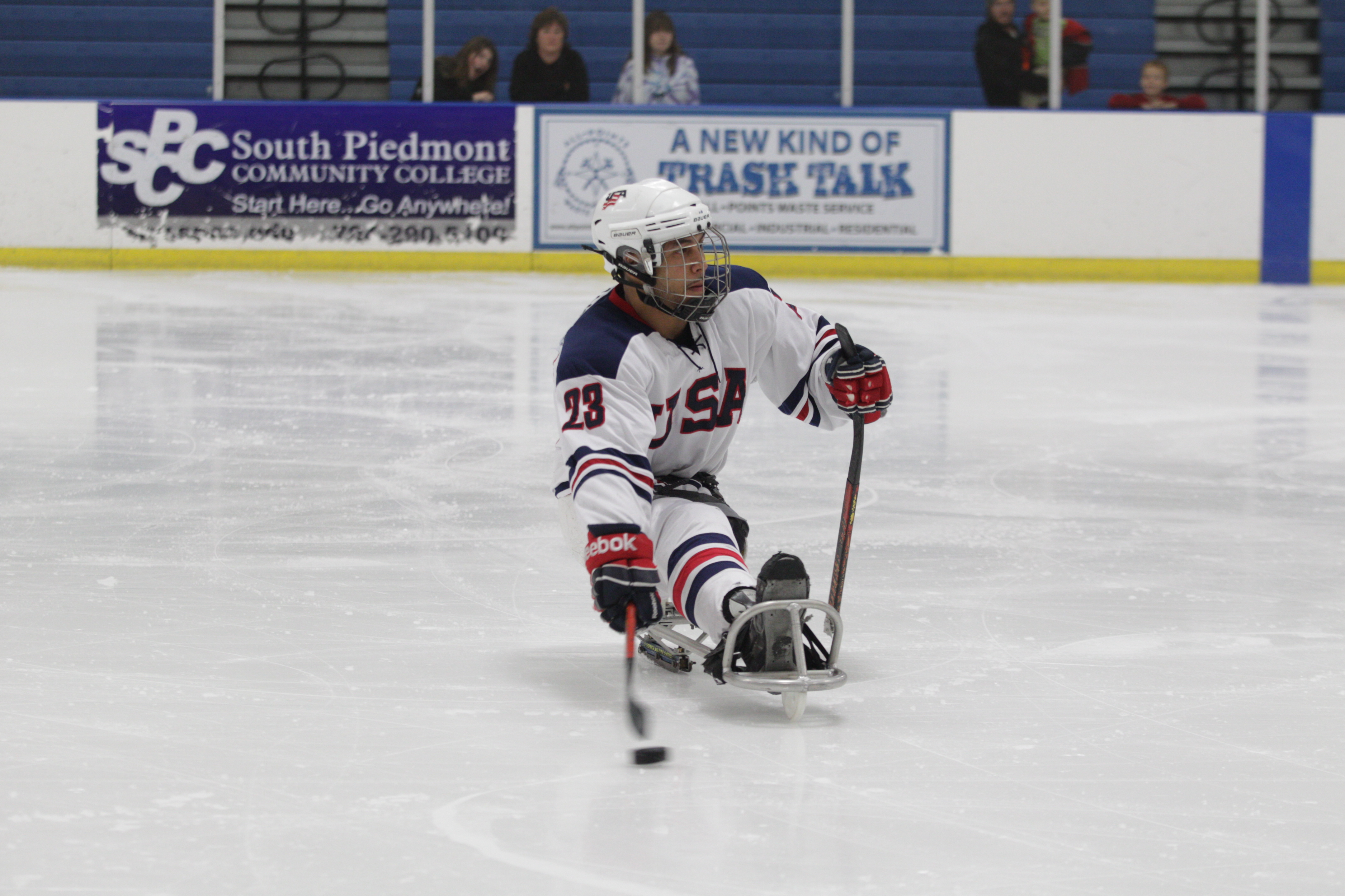 Roman in action. (Photo/USA Hockey, Bill Wippert)